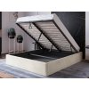 Čalúnená posteľ s úložným priestorom 120x200 bez čela BOX Line Béžová Velvet Čalúnená posteľ s úložným priestorom 120x200 bez čela BOX Line Béžová Velvet