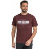 Pánske tričko BUSHMAN, DALVIK Vínová,Biela, 4XL Pánske tričko BUSHMAN, DALVIK Vínová,Biela, 4XL