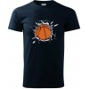 Basketbal lopta v triku - Klasické pánske tričko vyššej gramáže - L ( Tmavomodrá (veľmi tmavá - skoro čierna) ) Basketbal lopta v triku - Klasické pánske tričko vyššej gramáže - L ( Tmavomodrá (veľmi tmavá - skoro čierna) )