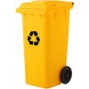 Profitent Nádoba na odpad, Popolnica, 240l, žltá Profitent Nádoba na odpad, Popolnica, 240l, žltá