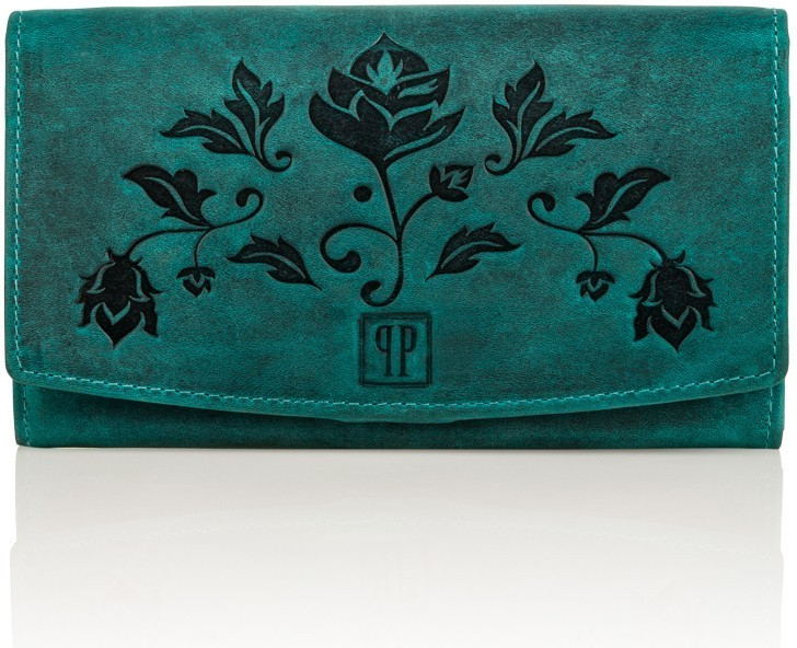 Paolo Peruzzi dámska kožená peňaženka T 01 GR zelená