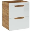 COMAD - Skrinka pod umývadlo 50cm 2 zásuvky ARUBA biela 5907611647202 COMAD - Skrinka pod umývadlo 50cm 2 zásuvky ARUBA biela 5907611647202