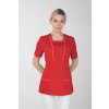 Dámska farebná zdravotnícka blúzka M-054, červená (Zdravotnícke oblečenie) Dámska farebná zdravotnícka blúzka M-054, červená (Zdravotnícke oblečenie)