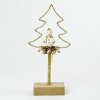 Strom LED na podstavci kov zlatý 26x12x5cm 212509 Dekorácia Strom LED na podstavci kov zlatý 26x12x5cm 212509 Dekorácia