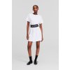ŠATY KARL LAGERFELD LOGO TAPE T-SHIRT DRESS WHITE ŠATY KARL LAGERFELD LOGO TAPE T-SHIRT DRESS WHITE