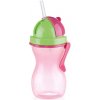 Tescoma Detská fľaša so slamkou BAMBINI 300 ml, zelená, ružová Tescoma Detská fľaša so slamkou BAMBINI 300 ml, zelená, ružová