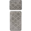 Předložka do koupelny Bari 101 silver Set 50 x 40 cm a 50 x 80 cm Předložka do koupelny Bari 101 silver Set 50 x 40 cm a 50 x 80 cm