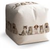 Sablio Taburet Mláďatká: 40x40x40 cm Sablio Taburet Mláďatká: 40x40x40 cm