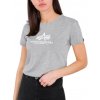 Alpha Industries New Basic T Wmn Grey Heather dámske tričko Farba: šedá, Veľkosti dámske: M Alpha Industries New Basic T Wmn Grey Heather dámske tričko Farba: šedá, Veľkosti dámske: M