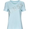 Guess Tričká s krátkym rukávom SS CN BENITA TEE Modrá
