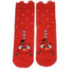 Dámske červené ponožky GIFT Dámske červené ponožky GIFT