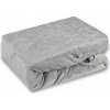 Plachta posteľná z mikroplyšu sivá EMI, Plachta 180x200 Plachta posteľná z mikroplyšu sivá EMI, Plachta 180x200