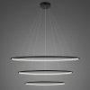 Altavola Design Ledowe Okręgi závesné svietidlo 3x130 W čierna LA075/P_100_in_3k_black_dimm Altavola Design Ledowe Okręgi závesné svietidlo 3x130 W čierna LA075/P_100_in_3k_black_dimm