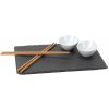 EXCELLENT Sushi set porcelán/bridlica/bambus sada 7ks KO-210000100 EXCELLENT Sushi set porcelán/bridlica/bambus sada 7ks KO-210000100