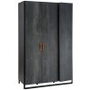 Cilek Študentská šatníková skriňa trojdverová Dark Metal Cilek Študentská šatníková skriňa trojdverová Dark Metal