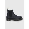 Kožené topánky Chelsea Dr. Martens 2976 Bex 26205001-Black.Smoo, dámske, čierna farba, na platforme Kožené topánky Chelsea Dr. Martens 2976 Bex 26205001-Black.Smoo, dámske, čierna farba, na platforme