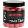 SHIMANO Plávajúce boilies Bait TX1 Pop-up Strawberry Fluoro Red 50g 12mm