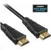 PREMIUMCORD Vysokorýchlostný kábel HDMI + Ethernet PremiumCord, pozlátené konektory, 1 m kphdme1 PREMIUMCORD Vysokorýchlostný kábel HDMI + Ethernet PremiumCord, pozlátené konektory, 1 m kphdme1