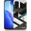 Picasee silikónový čierny obal pre OPPO Reno 5 5G - Dark geometry Picasee silikónový čierny obal pre OPPO Reno 5 5G - Dark geometry
