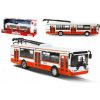 Rappa Kovový trolejbus červený 16 cm Rappa Kovový trolejbus červený 16 cm