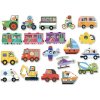 Vilac Drevené magnetky doprava 20 ks Vilac Drevené magnetky doprava 20 ks