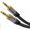PremiumCord HQ stíněný kabel stereo Jack 3.5mm - Jack 3.5mm M/M 1,5m (kjqmm015)