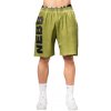 Nebbia Washed-off teplákové šortky NO BS 367 zelené - XL Nebbia Washed-off teplákové šortky NO BS 367 zelené - XL