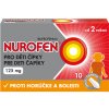NUROFEN Čapíky pre deti 125 mg 10 kusov NUROFEN Čapíky pre deti 125 mg 10 kusov