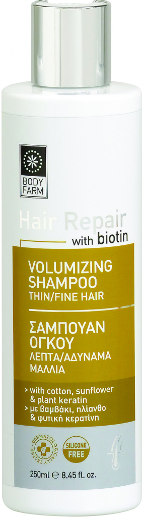 Brazil Keratin Shampoo Bio Volume šampón pre väčšíobjem vlasov 250 ml