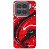 Picasee silikónový prehľadný obal pre Xiaomi 15 - Red black Picasee silikónový prehľadný obal pre Xiaomi 15 - Red black