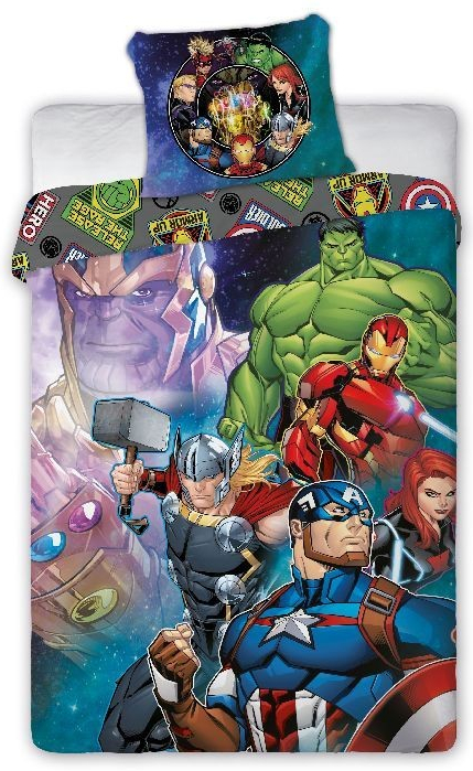 FARO Obliečky Avengers Hero Bavlna 140x200 70x90