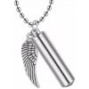Prívesok z chirurgickej ocele šrubovací Angel memorial Prívesok z chirurgickej ocele šrubovací Angel memorial