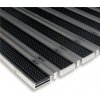 Gumová hliníková čistiaca vonkajšia kefová rohož Alu Low Extra - 150x100x1cm 80001303 Gumová hliníková čistiaca vonkajšia kefová rohož Alu Low Extra - 150x100x1cm 80001303