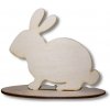 Zajačik z dreva na dekorovanie Zajačik z dreva na dekorovanie