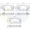 Sada brzdových platničiek kotúčovej brzdy COMLINE CBP32277 CBP32277 Sada brzdových platničiek kotúčovej brzdy COMLINE CBP32277 CBP32277