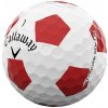 Callaway Chrome Soft 22 červeno/biele 3 ks