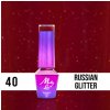 Allepaznokcie MollyLac gél lak 40 Rusian Glitter 5 ml