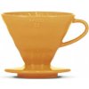 Keramický dripper Hario V60-02 oranžový + 40 filtrov Keramický dripper Hario V60-02 oranžový + 40 filtrov