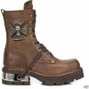 New Rock kožené VENTURE AVIADOR MARRON M3 ACERO ORIF Čierna New Rock kožené VENTURE AVIADOR MARRON M3 ACERO ORIF Čierna
