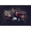 Ceduľa Track 4 - kamión Vintage style 30cm x 20cm Plechová tabuľa Ceduľa Track 4 - kamión Vintage style 30cm x 20cm Plechová tabuľa