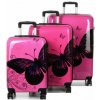 Cestovné kufre set 3ks Madisson FLY S, M, L 197 L ružová Cestovné kufre set 3ks Madisson FLY S, M, L 197 L ružová