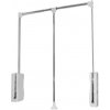 GTV Sklopný vešiak 600-830mm chróm/biely GTV Sklopný vešiak 600-830mm chróm/biely