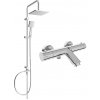 Mexen Tord, sprchový set s dažďovou sprchou a KAI termostatickou vaňovou batériou, chrómová, 77300200-00 Mexen Tord, sprchový set s dažďovou sprchou a KAI termostatickou vaňovou batériou, chrómová, 77300200-00