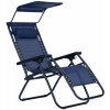 MultiGarden ZRL009 Záhradné polohovateľné ležadlo so strieškou, modré MultiGarden ZRL009 Záhradné polohovateľné ležadlo so strieškou, modré