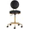 Kozmetická stolička Activeshop 140259 čierna Kozmetická stolička Activeshop 140259 čierna