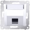 CB Elektro Kryt zásuvky tel/dát. 1xRJ12/RJ45 pre keystone, šikmá biela SIMON54Pre (simon) CB Elektro Kryt zásuvky tel/dát. 1xRJ12/RJ45 pre keystone, šikmá biela SIMON54Pre (simon)