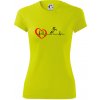 Moje srdce bije pre kone - Dámske Fantasy športové (dresovina) - M ( Neonová žltá ) Moje srdce bije pre kone - Dámske Fantasy športové (dresovina) - M ( Neonová žltá )