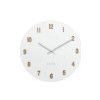 LAVVU LCT4070 - Velké bílé dřevěné hodiny LAVVU WHITE LAVVU LCT4070 - Velké bílé dřevěné hodiny LAVVU WHITE