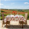 Mondo Italia Obrus na stôl červené divé maky Červená 120x140 cm Mondo Italia Obrus na stôl červené divé maky Červená 120x140 cm