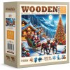 Dřevěné puzzle WOODEN CITY 505 dílků Santovy sáně Dřevěné puzzle WOODEN CITY 505 dílků Santovy sáně
